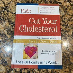 Readers Digest Cut Your Cholesterol Exclusive Live It Down Plan Hardcover Book